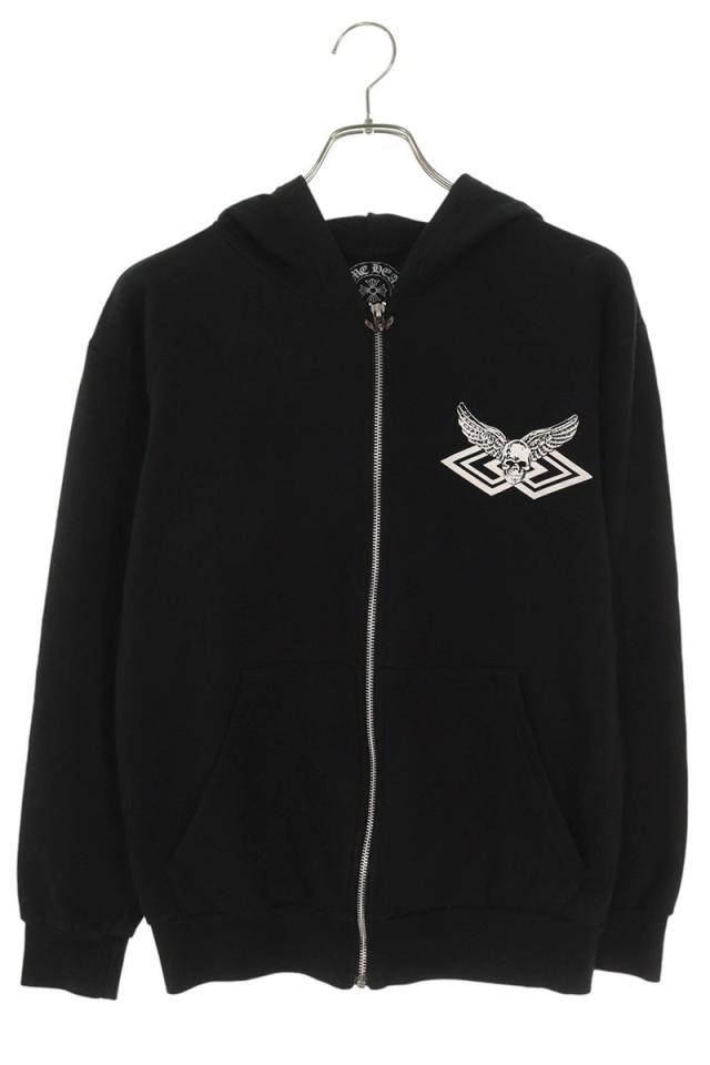 クロムハーツ サイズ:M  SWTSHRT HD ZIP バックFOTIマハリアプリントジップパーカー 中古 SJ02