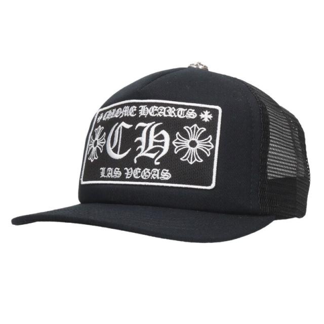 クロムハーツ サイズ:ONE SIZE  TRUCKER CAP トラッカーキャップ CHパッチクロスボールメッシュ帽子 中古 SJ02