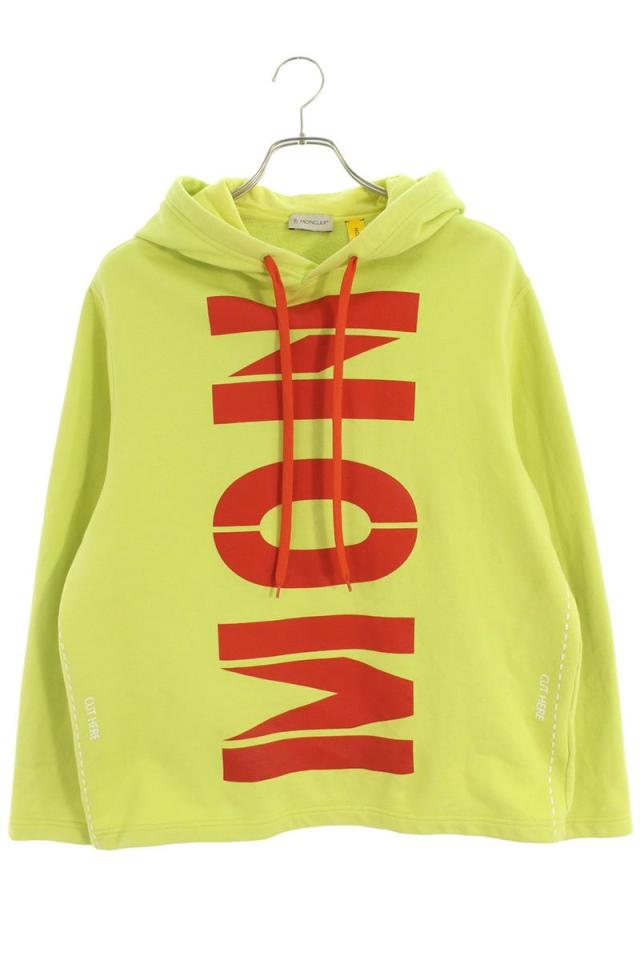 モンクレールジーニアス サイズ:S  H109H8G00001 ロゴプリントパーカー 中古 BS99