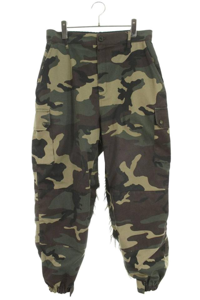 ヴェトモン サイズ:S  MAH18PA25 スウェットドッキング迷彩カーゴロングパンツ 中古 OM10