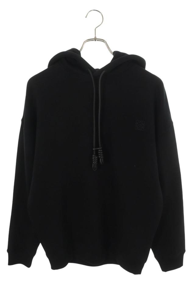 ロエベ サイズ:XS  H526Y25X53 リラックスフィットレザーコードプルオーバーパーカー 中古 SS13