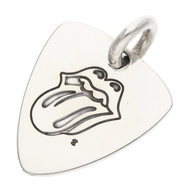 クロムハーツ GUITAR PICK ギターピック リップアンドタンペンダント シルバーネックレストップ 中古 SJ02