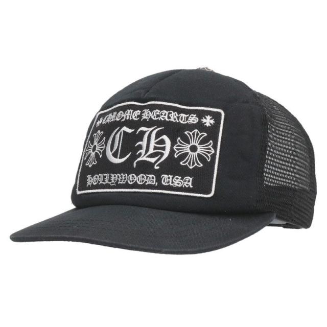 クロムハーツ サイズ:ONE SIZE TRUCKER CAP トラッカーキャップ CHパッチクロスボール付メッシュキャップ 中古 GZ11