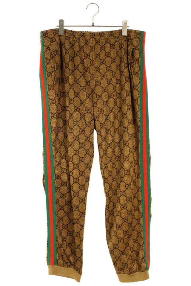 グッチ サイズ:XXL 523489 X9V35 GG総柄テクニカルジャージロングパンツ 中古 OM10