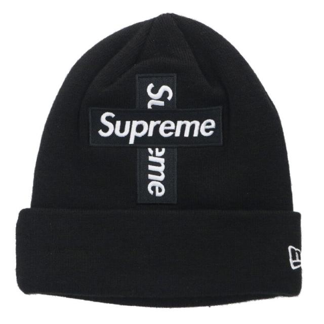 シュプリーム  ニューエラ   New Era Cross Box Logo Beanie クロスボックスロゴビーニー 中古 BS99