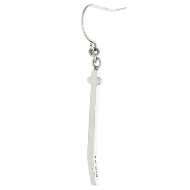 クロムハーツ RS CRS DROP RSクロスドロップ シルバーピアス 中古 SJ02