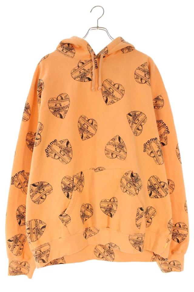 シュプリーム サイズ:XXL 24AW Love Cash Hooded Sweatshirt ハート 