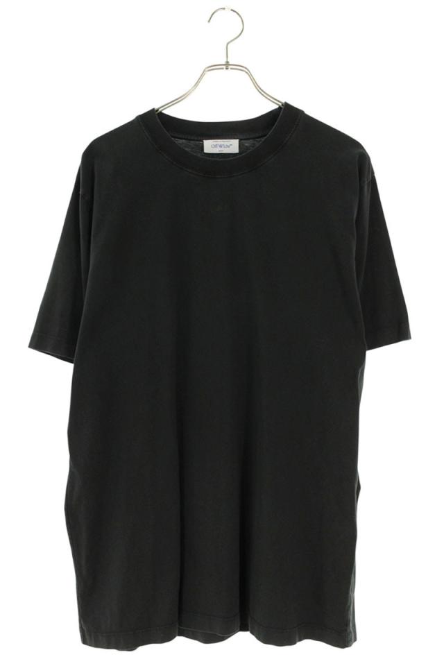 オフホワイト サイズ:XL 23AW OMAA027F23JER011 スーパームーンバックプリントTシャツ 中古 OM10