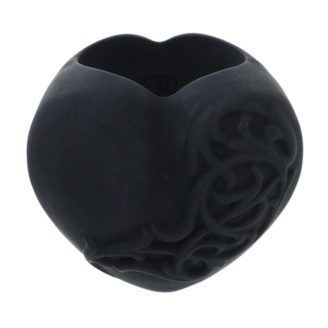 クロムハーツ サイズ:13号  HEART PLSTC RING ラージハート ラバーリング 中古 OS06