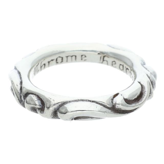 クロムハーツ サイズ:19号  SCRL BAND スクロールバンド シルバーリング 中古 SS07