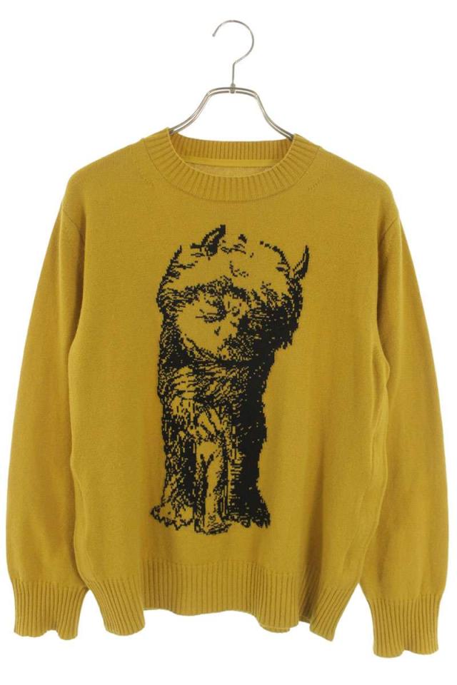 サカイ サイズ:1 25AW 25-01001S WHERE THE WILD THINGS ARE Wool Knit ウールニットプルオーバーニット 中古 BS99