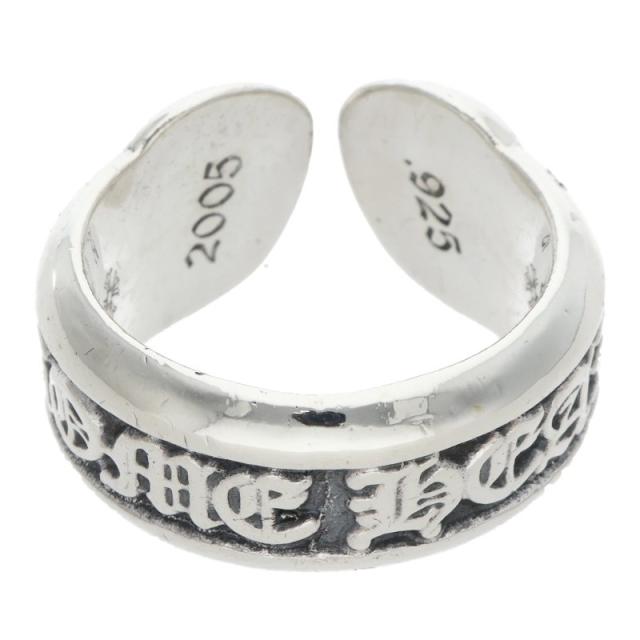 クロムハーツ サイズ:9号 SM SCROLL LABEL スモールスクロールラベル シルバーリング 中古 OK15