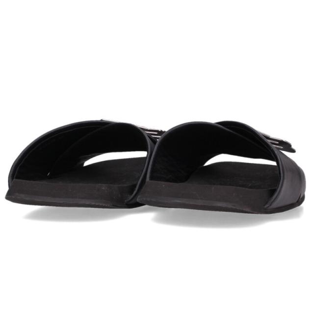 バレンシアガ サイズ:40 SUNSET FLAT MULE ロゴプレートスライド