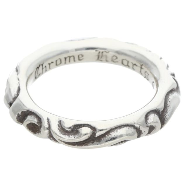 クロムハーツ サイズ:24号  SCRL BAND スクロールバンド シルバーリング 中古 SS07