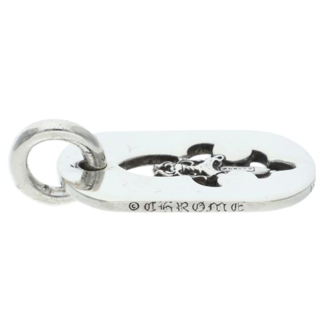 クロムハーツ サイズ:SMALL D TAG SML FLE DAG フレアダガードッグタグ スモールドッグタグネックレストップ 中古 SS07
