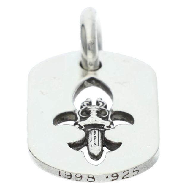 クロムハーツ サイズ:SMALL D TAG SML FLE DAG フレアダガードッグタグ スモールドッグタグネックレストップ 中古 SS07