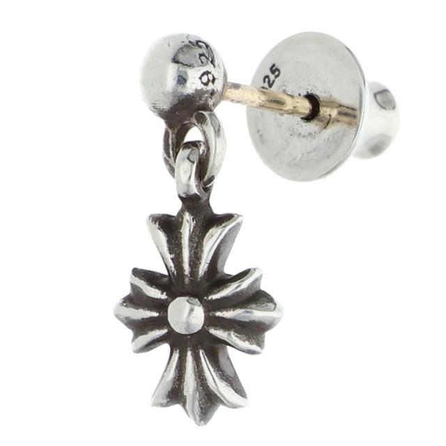クロムハーツ TNY E CH PLS 1 タイニーECHプラスドロップ シルバーピアス 中古 SS07