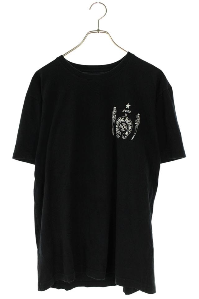 クロムハーツ サイズ:L CH T-SHRT 1 FOTI フォティナスカルバックプリントTシャツ 中古 FK04