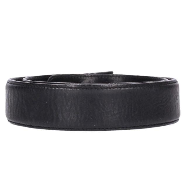 クロムハーツ サイズ:30インチ 1.5 STRAP 1.5inchフローラルリベッツ オールドレザーベルトストラップ 中古 OS06