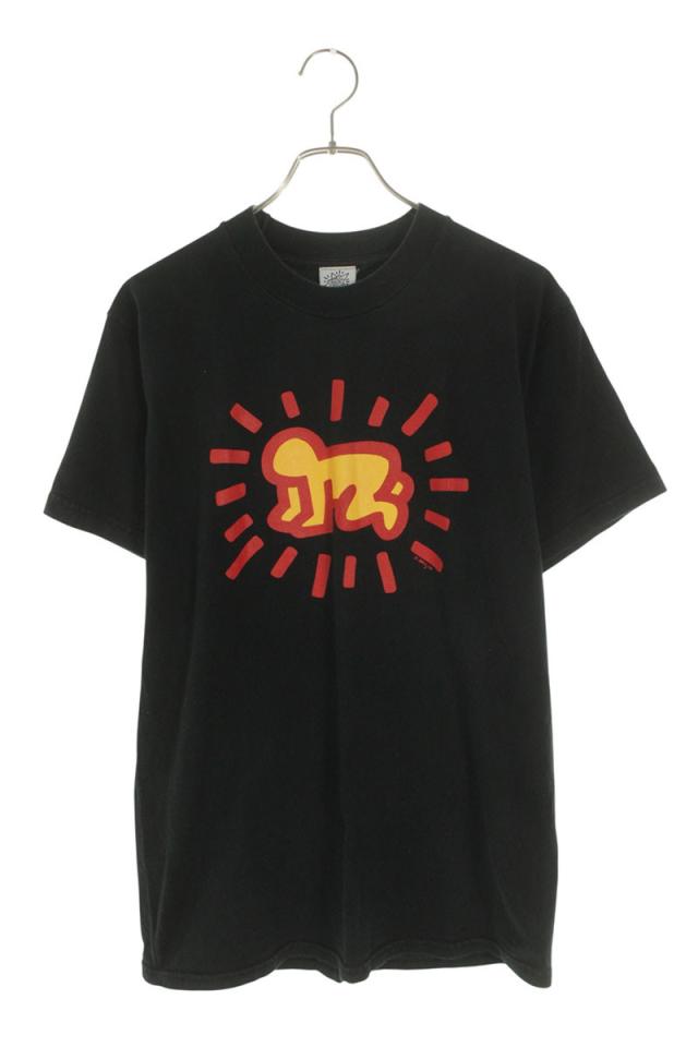 ヴィンテージ サイズ:M Keith Haring キースヘリング アートプリントTシャツ 中古 BS99