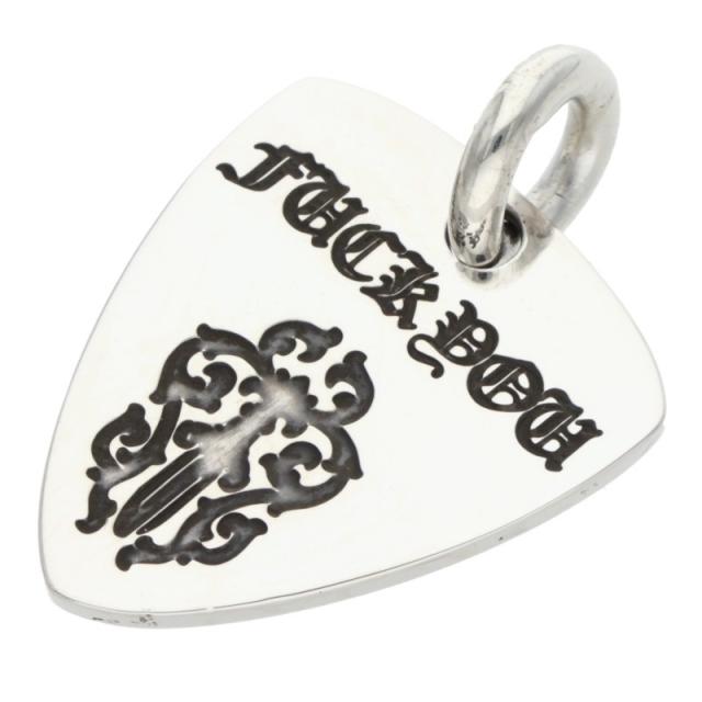 クロムハーツ GUITAR PICK ギターピック ペンダント シルバーネックレストップ 中古 NO05