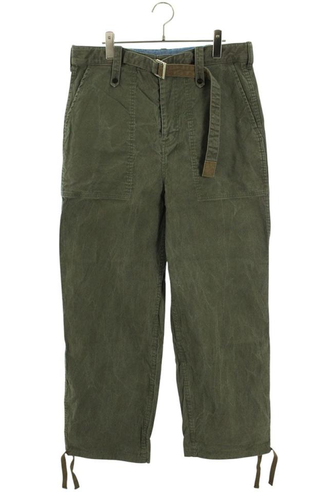 パンツ Kontor コントール 25AW 籠染 加工 コーデュロイ カーゴ パンツ○