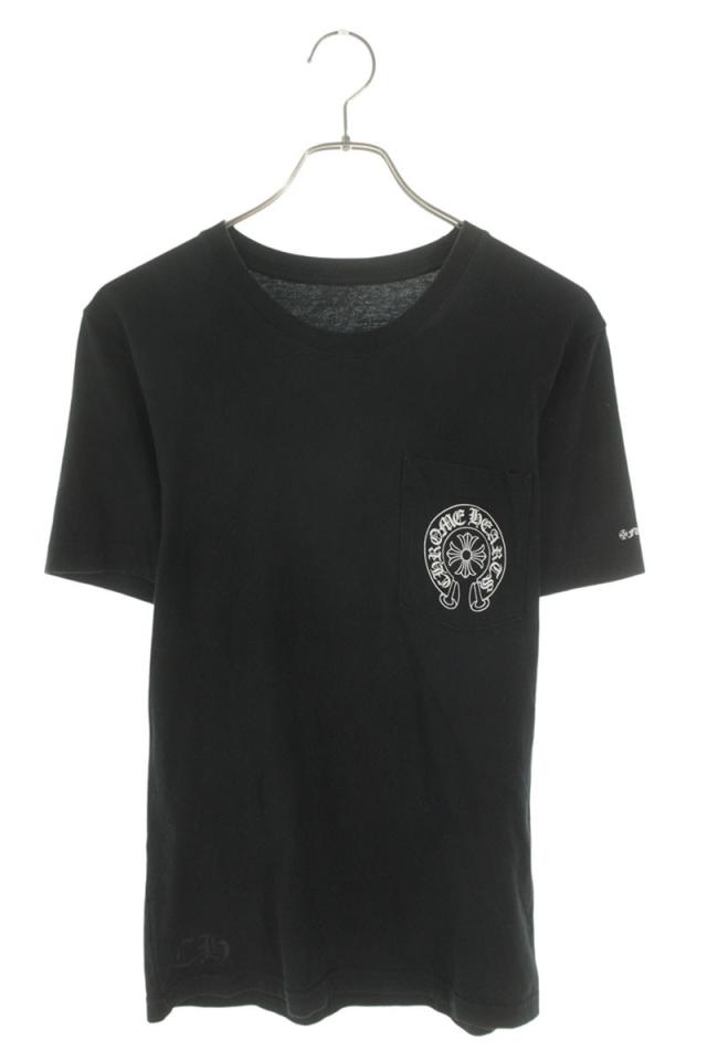 クロムハーツ サイズ:S CH T-SHRT 1 バックホースシュープリントTシャツ 中古 SJ02