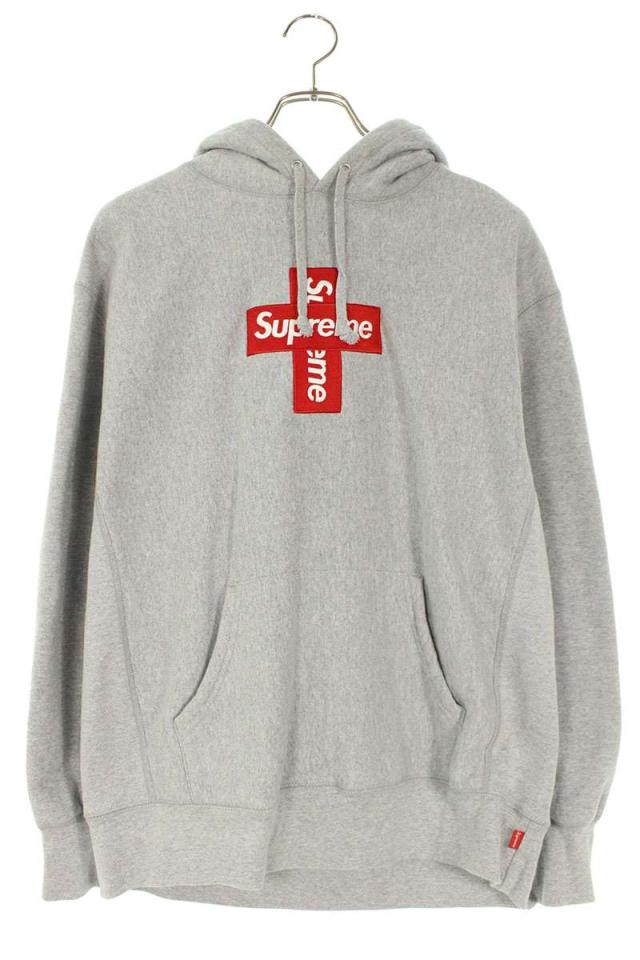 o.aです。 シュプリーム サイズ:M 20AW Cross Box Logo Hooded Sweatshirt クロス