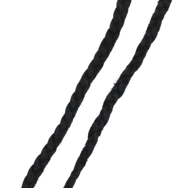 クロムハーツ LEATHER BRAID スクロールレザーブレード シルバー