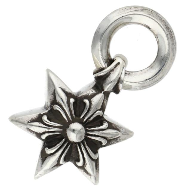 クロムハーツ STAR CHARM 6ポイントスターチャーム シルバーネックレストップ 中古 SS07