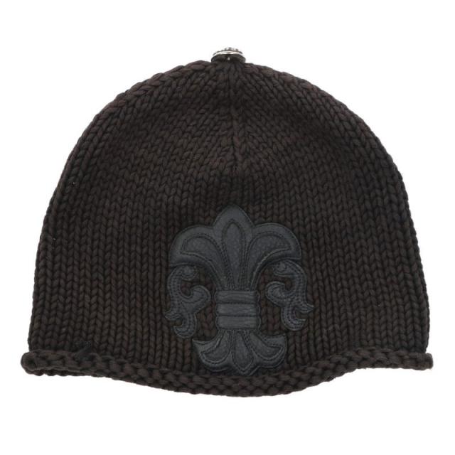 早急売り クロムハーツ　BSフレア　パッチ　ビーニー クロムハーツ BS FLARE BEANIE BSフレアパッチ付きコットンビーニー