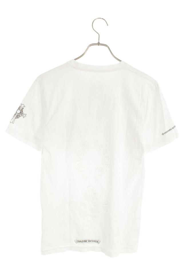 クロムハーツ サイズ:S CH T-SHRT 1 バックホースシュープリントTシャツ 中古 OK15