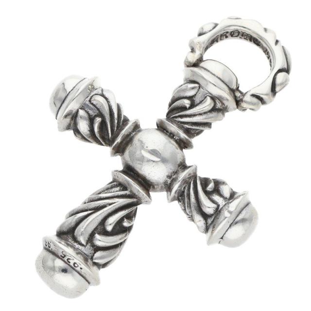 クロムハーツ CAMPANA CROSS SM スモールカンパナクロス シルバーネックレストップ 中古 SS07
