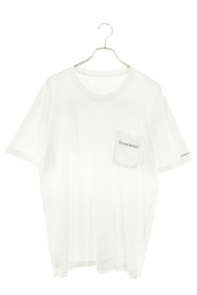 クロムハーツ サイズ:XL CH T-SHRT 1 スクロールラベルバックプリントTシャツ 中古 SS07