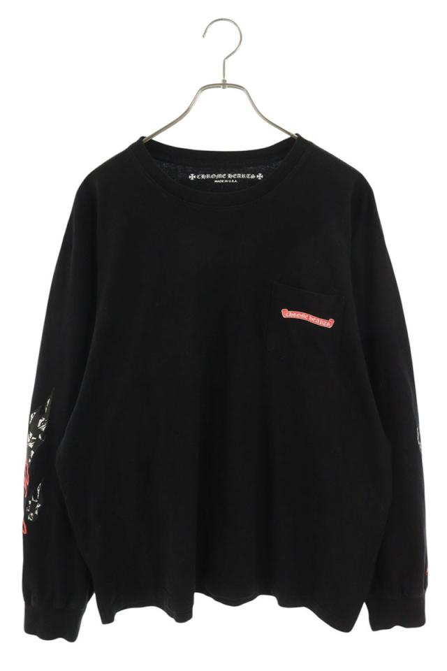 クロムハーツ サイズ:xxl PPO STAY FAST MATTY BOYステイファスト長袖カットソー 中古 SS13