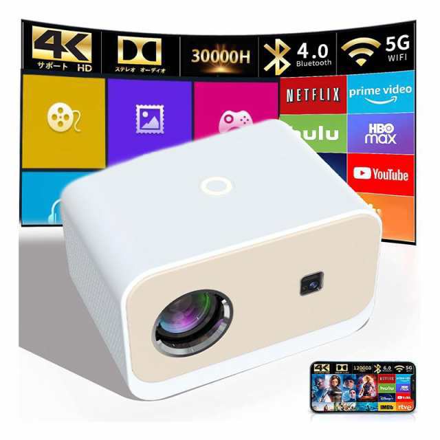 2025革新360°回転可能】iSinbox プロジェクター 家庭用 小型