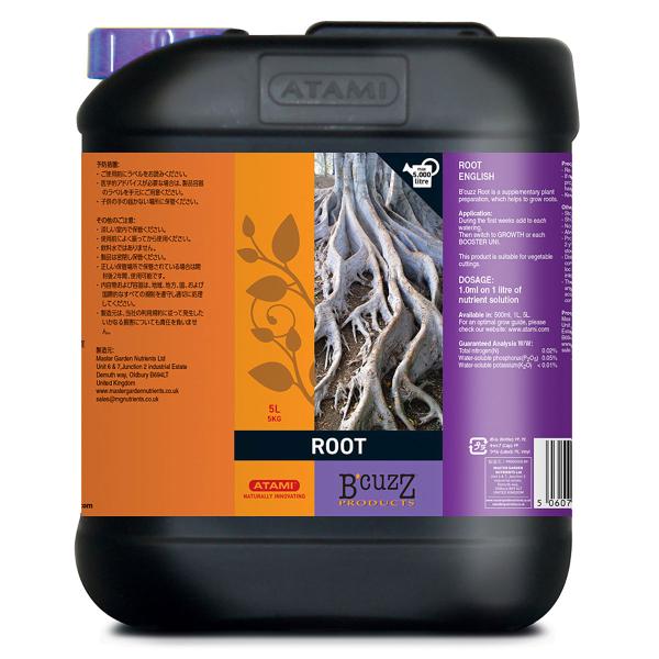B'CUZZ ROOT STIMULATOR (ビーカズ ルート スティミュレーター) 5L ATAMI 発根促進剤 植物 発根促進 イモ 発根促進 野菜 発根促進 病害虫 抵抗力向上