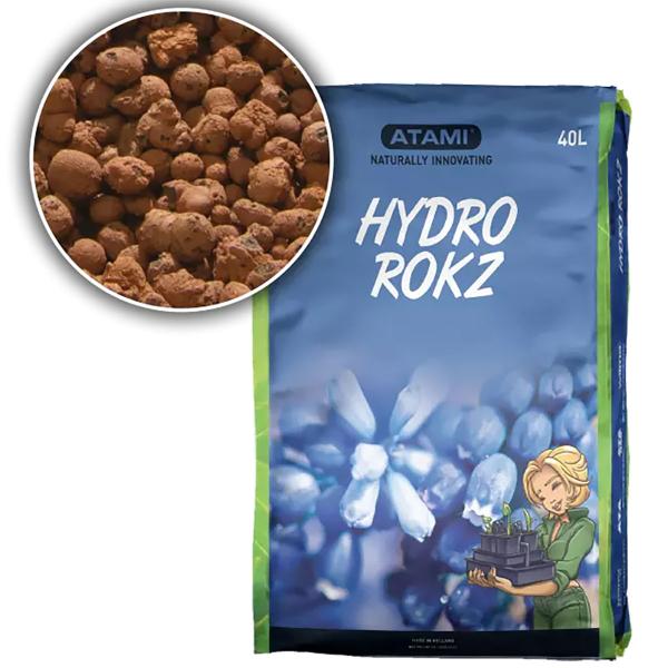 HYDRO ROKZ(ハイドロ ロック) 40L ATAMI 水耕栽培 培地 培養土 鉢花 鉢植え 鉢底石 根腐れ防止 水耕栽培用培地 鉢植え用 鉢底石 ハイドロカルチャー 培土
