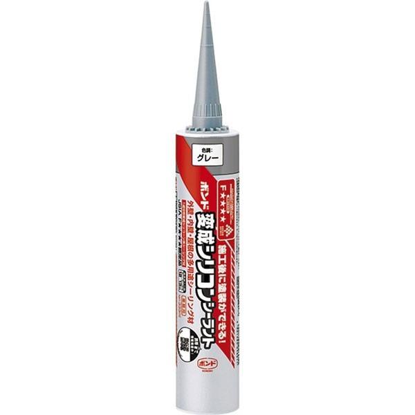 コーキング 公債証書 うつり変わりシリコンシーラント BHS 薄墨色 333ml ×10本 コニシ シリコンシーラント コーキング剤 うつり変わりケイ素樹脂 シリコーンシーラント 取りつくろう
