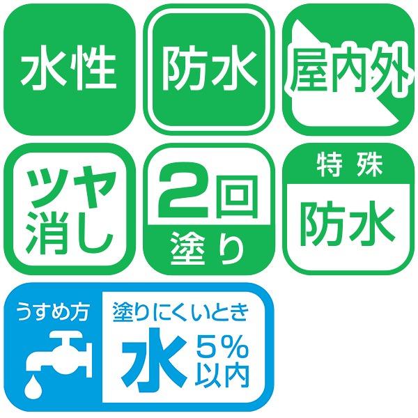 防水塗料 水性コンクリートフロア防水塗料 ダークグリーン 10L アサヒペン 塗料 ペンキ 水性 水性塗料 水性ペンキ コンクリート塗料 防水 劣化防止_1