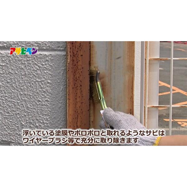 塗料 水性高耐久鉄部用 3L ×4缶 アイボリー アサヒペン 水性塗料 ペンキ 水性 水性ペンキ 高耐久 錆の上から塗れる塗料 防さび 金属 鉄部用塗料 劣化防止 塗装_5