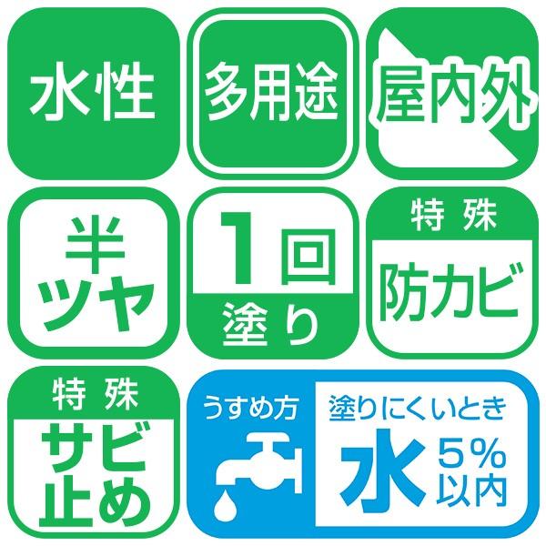塗料 水性ビッグ10 多用途 10L 白 アサヒペン 水性塗料 ペンキ 水性 水性ペンキ 錆止め塗料 超耐久 防カビ 防さび 無臭 多用途 劣化防止_2