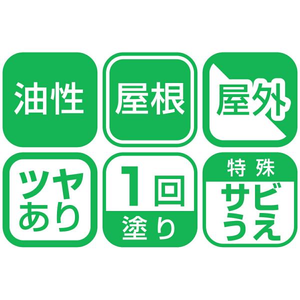 塗料 油性シルバーペイント トタン用 6kg ×2缶 アサヒペン ペンキ 油性 遮熱塗料 トタン屋根用塗料 油性塗料 錆止め塗料 油性ペンキ 遮熱 錆の上から塗れる塗料_1
