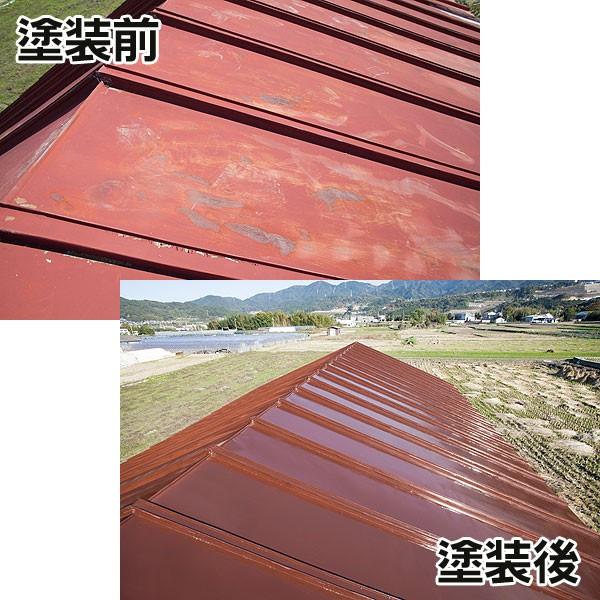 塗料 油性高耐久アクリルトタン用α 12kg 新茶 アサヒペン ペンキ 油性 油性塗料 屋根塗料 錆止め塗料 トタン屋根用塗料 錆の上から塗れる塗料_7