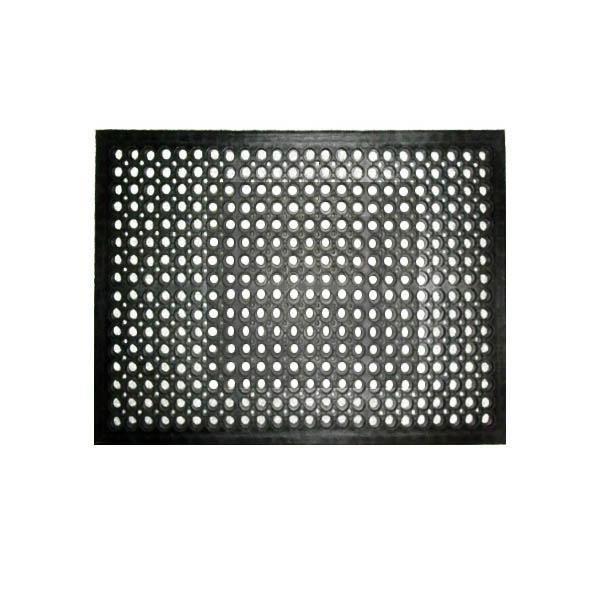 玄関マット 屋外 薄型有孔ラバーマット ×6枚 60cm×90cm×1.2cm アサヒペン 玄関 ドアマット 泥落としマット 屋外玄関マット 滑り止めマット 屋外マット ゴム製
