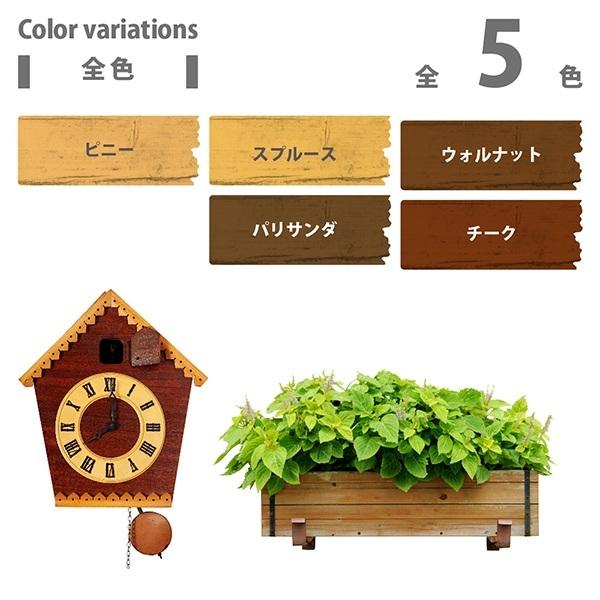 塗料 油性木部保護塗料 14L スプルース カンペハピオ ペンキ 油性 油性塗料 防腐剤 木材 ウッドデッキ 塗料 UVカット 防虫 防カビ 防藻 屋外 木部 保護_2