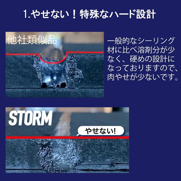 コーキング SELLEYS STORM クリヤー 290ml ×10本 ニッペ シリコンシーラント コーキング剤 変成シリコン シリコーンシーラント シーリング材_2