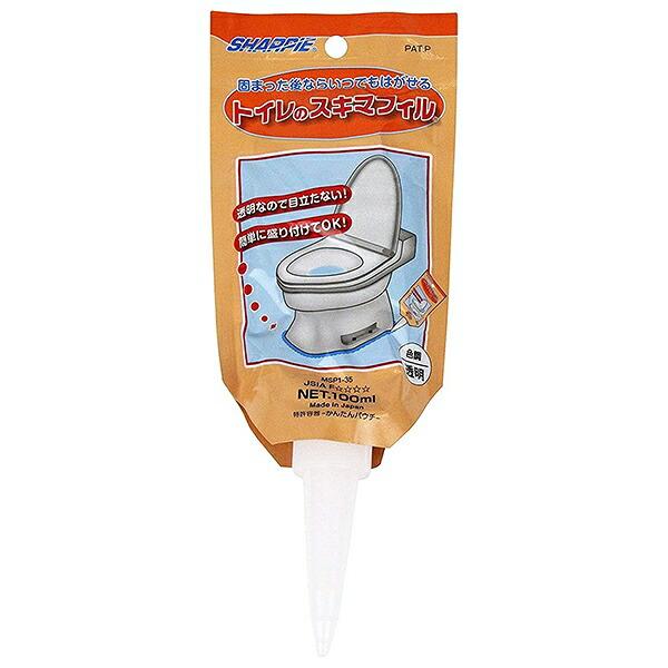 コーキング トイレのスキマフィル 透明 100ml ×6個 MSP1-35 シャープ化学 コーキング剤 シーリング材 コーキング材 トイレ 隙間 補修 便器 床 M1