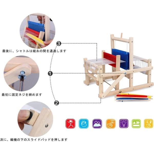 固定卓上 手織機 セット 手織り機 手織り機「咲きおり」40cm＜30羽セット＞ | クロバー公式オンライン