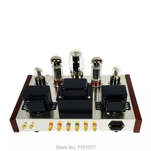 6N9P+EL34B 5球式 シングル 真空管 株式会社錦 ステレオ パワーアンプ 1列